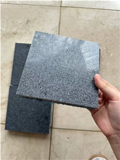Cambiran Black Honed Granite Honeycomb Backed Stone Panels