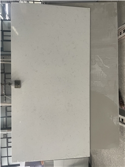 Artificial Calacatta White Quartz Stone Slab Tiles In China