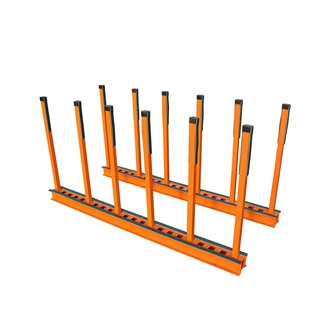 Storage Rack Slab Rack C Rails Posts With Rubber