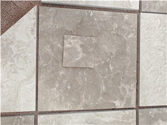 White Wood And Glory Grey Marble Floor Tile