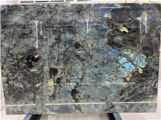 Madagascar Labradorite Blue Granite Slabs