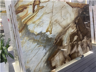 Golden Butterfly Quartzite Slabs 20Mm Polished Surface