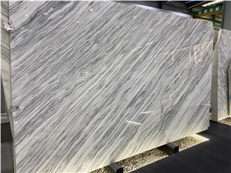 Lasa Bianco Nuvolato Marble Polished Slabs  Wall Tiles