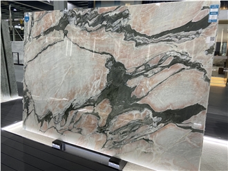 Luxury Calacatta Viola Pink Marble Slabs