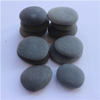 Natural Black Pebble Stone For Landscaping Design Projects