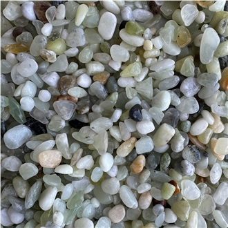 Transparent Mixed Green Onyx Crushed Stone