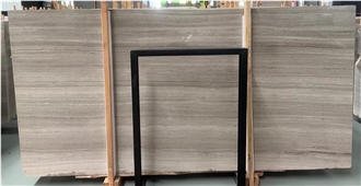 Grey Wood Vein Marble Slabs Tiles