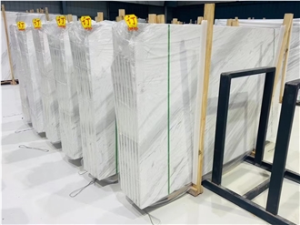 Volakas White Marble Slabs, Floor Tile