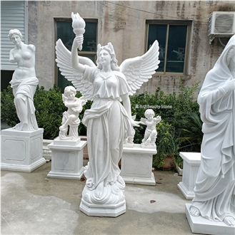 Customized Angel Sculpture With Rich Styles