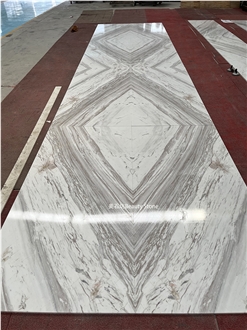 Volakas White Square Design Artistic Sense Wall Tiles