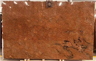 Polished Red Granite Slabs  China Multicolor Red