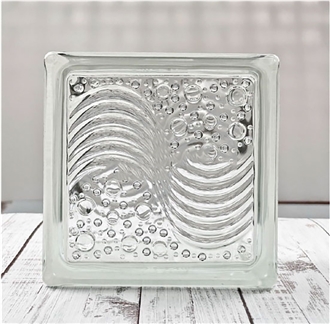 145 Glass Brick-Water Ripple  Bricks