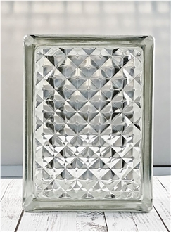 Checkered Pattern Glass Bricks