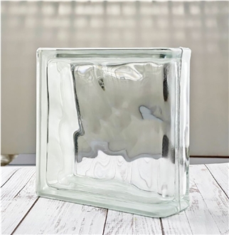 Glass Brick-Cloud And Mist Pattern Edge Bricks