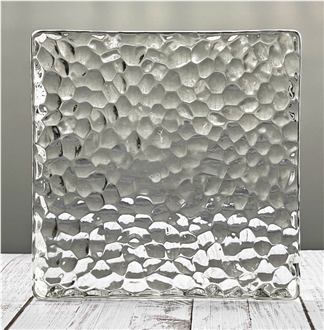 Glass Brick-Double Sided Honeycomb Pattern Bricks