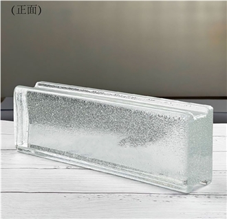 Glass Brick-Groove Bubble Pattern Bricks