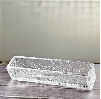 Glass Brick-Hollow Ice Crystal Pattern Bricks