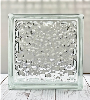 Hollow Glass Brick-Bubble Pattern Building Ornaments