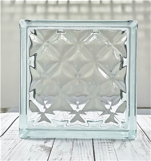 Hollow Glass Brick-Gemstone Pattern  Bricks