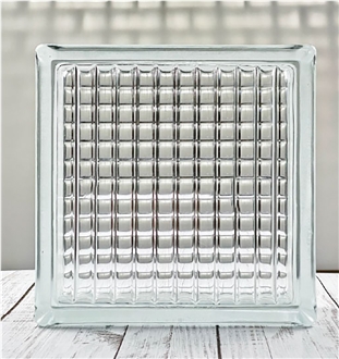 Hollow Glass Brick-Parallel Pattern Building Ornaments