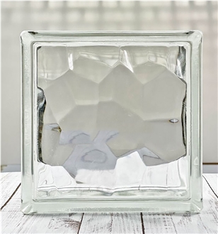 Hollow Glass Brick-The Water Cube Building Ornaments