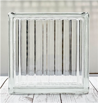 Hollow Glass Brick-Wide Stripe Building Ornaments