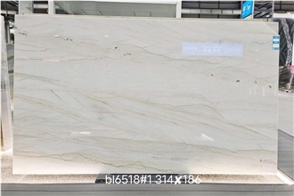 Brazil Nuage White Quartzite Slabs