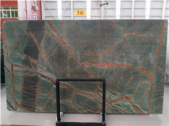 Rainforest Green Marble Slabs