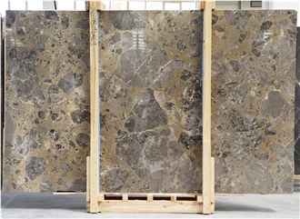 Golden Grey Marble Slabs
