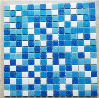 Hot Sale Crystal Glass Mosaic Tiles For Swimming Pool