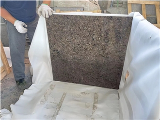 Good Quality Labrador Antique Polished Granite Slabs