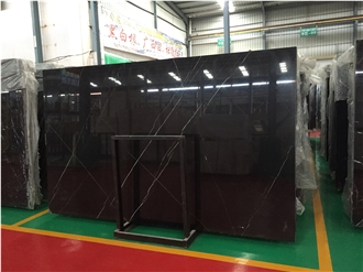 Luxury China Black Marquina Marble Slabs