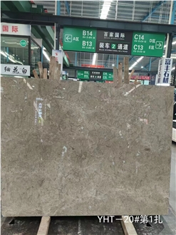 Pacific Warm Ash Marble Slabs For Wall Floor