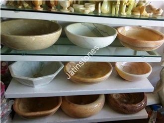 Different Shape Marble Wash Basins,Vessel Sinks