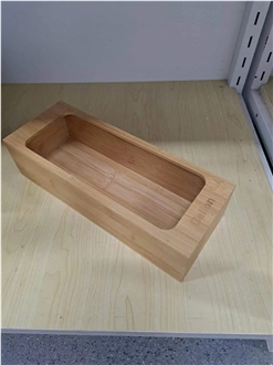 Counter Wooden Display Box For Stone Sample