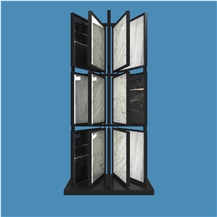 Page Turning Stone Metal Display