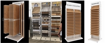 Wood, Timber Page Turning Display Metal Rack