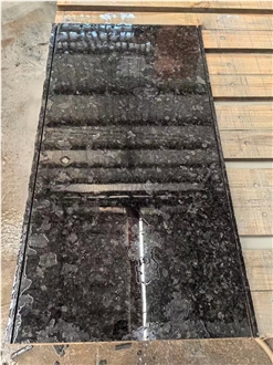 ES Hot Sale Natural Angola Black Granite Tiles For Wall