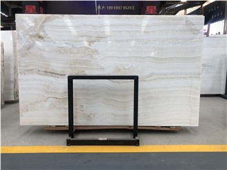 Turkey White Vanilla Onyx Slabs