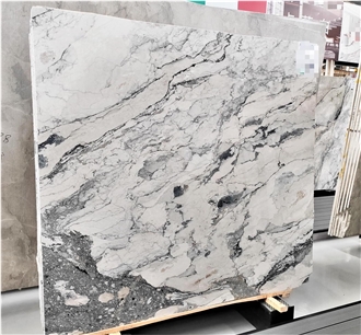 Camouflage White Marble Slabs