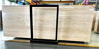 Italian Travertino Romano Classico Slabs