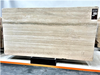 Silver Travertine Slabs Tiles