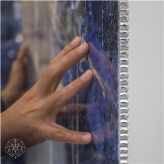 Blue Sodalite Lightweight Honeycomb Panels