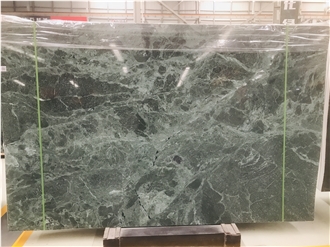 Polished Green Marble Wall Slabs Tiles