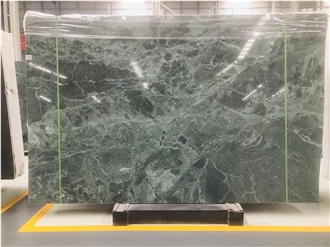 Super Hot Green Marbles, Polished Slabs Tiles