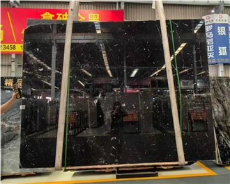 Natural Stone China Nero Marquina Marble Slab Wall Tiles