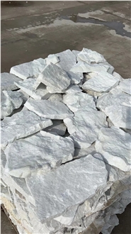 Marble Split Wall Stone,White Loose Stone For Wall