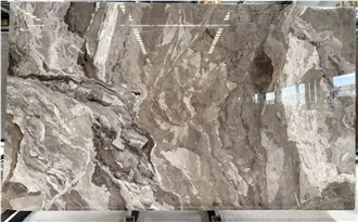 Breccia Van Gogh Brown Marble Slab Tiles