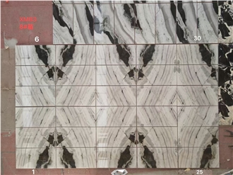 China Panda White Marble Flooring Tiles