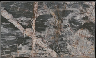 Grey Bayou Quartzite Slabs Wall Tiles